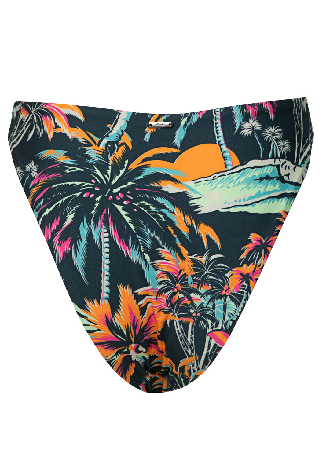 Maaji Funky Fiesta Delphi Bottom - Womens High Bikini Bottoms - Big Sun Vernon  | Okanagan Beachwear