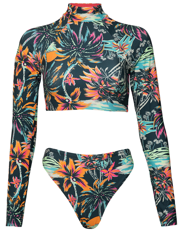 Maaji Funky Fiesta Delphi Bottom - Womens High Bikini Bottoms - Big Sun Vernon  | Okanagan Beachwear