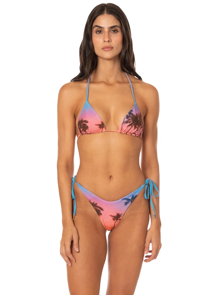 Maaji Peach Drift Sunshine Tie Side Bottom
