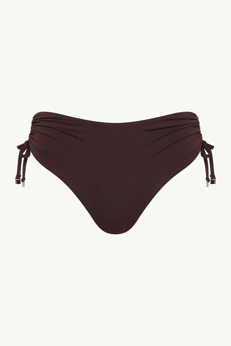 Sea Level Essentials Drawstring Bottom - Womens Mid Bikini Bottoms - Big Sun Vernon  | Okanagan Beachwear