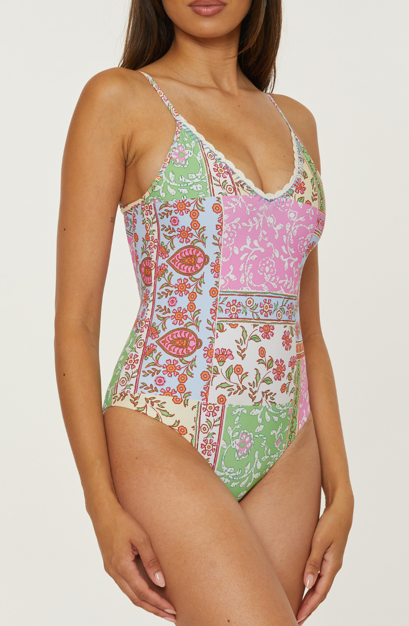 Lucky Brand Seville Maillot One Piece - Womens Fashion One Pieces - Big Sun Vernon  | Okanagan Beachwear