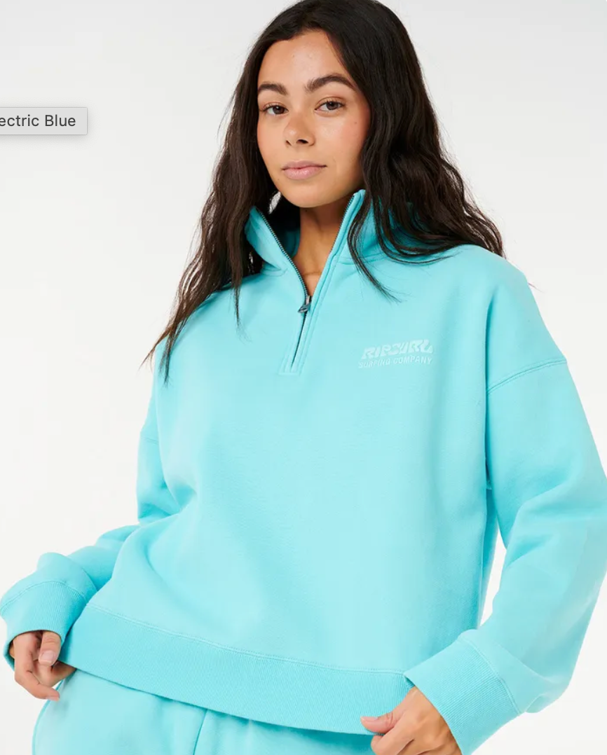 Rip Curl Surf Puff 1/4 Zip - Womens Hoodies - Big Sun Vernon  | Okanagan Beachwear