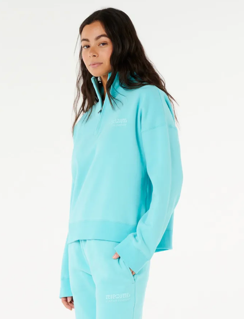 Rip Curl Surf Puff 1/4 Zip - Womens Hoodies - Big Sun Vernon  | Okanagan Beachwear