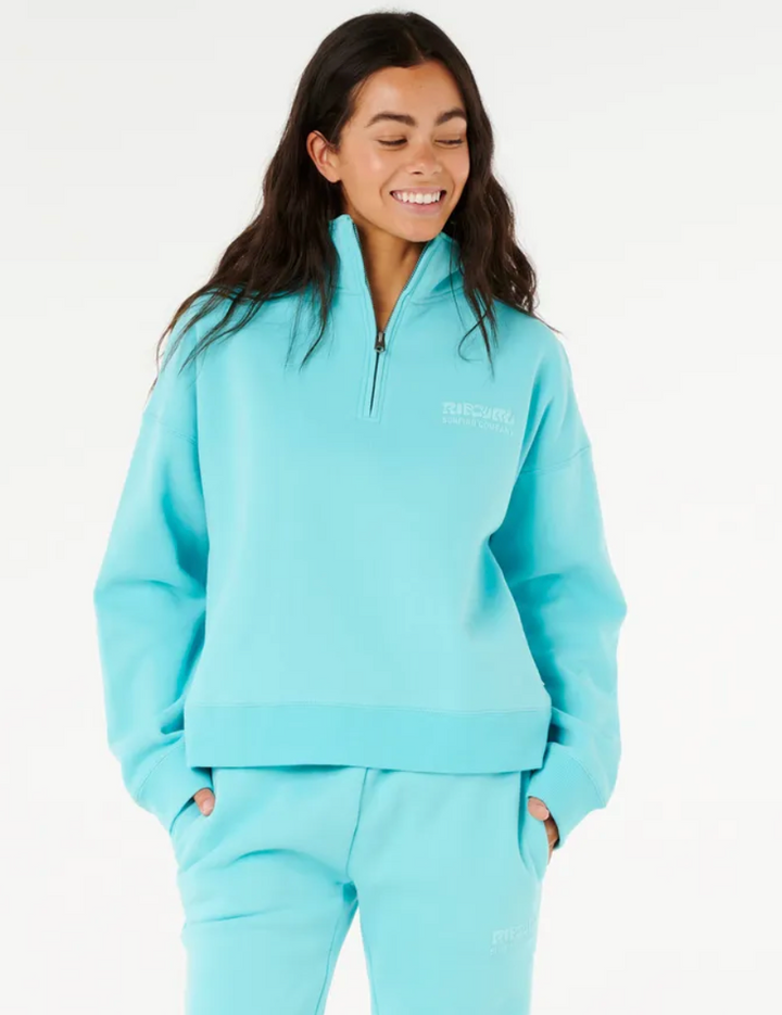 Rip Curl Surf Puff 1/4 Zip - Womens Hoodies - Big Sun Vernon  | Okanagan Beachwear
