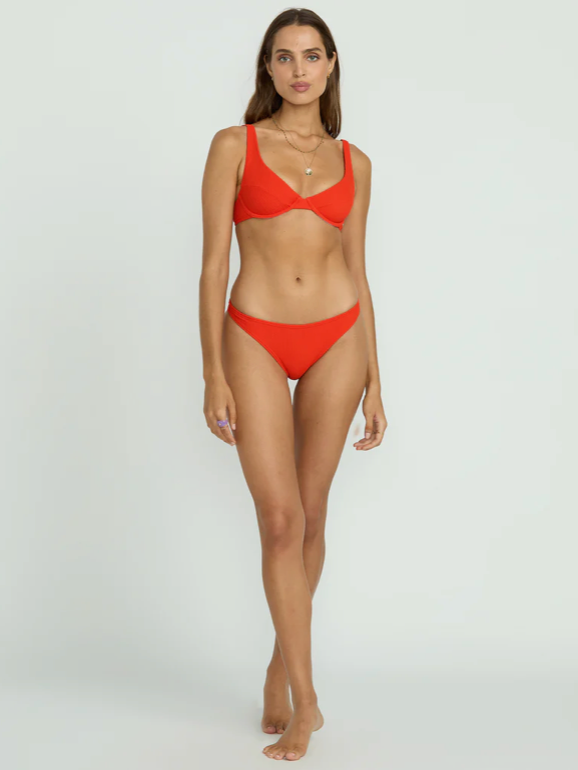 Billabong Red Aloha Marina U/W Bikini Top - Womens Underwire Bikini Tops - Big Sun Vernon  | Okanagan Beachwear