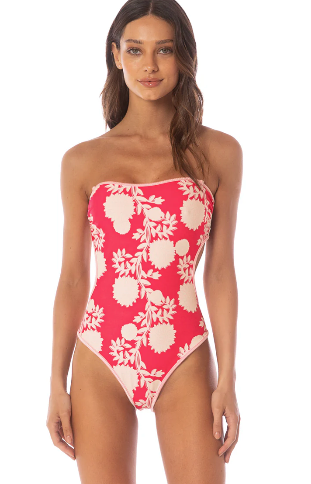 Maaji Wild Cherry Cirsium One-Piece - Womens Fashion One Pieces - Big Sun Vernon  | Okanagan Beachwear