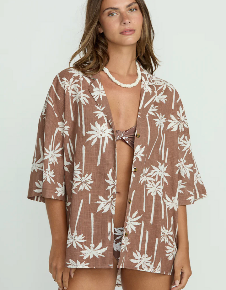 Billabong Beach Side S/S Woven - Womens Blouse - Big Sun Vernon  | Okanagan Beachwear