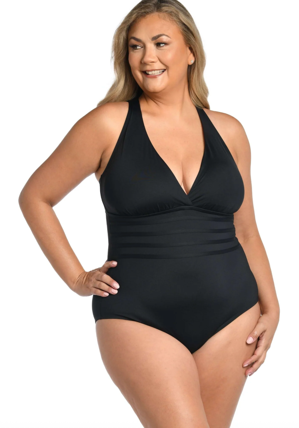 La Blanca Island Goddess Multi-Strap Cross-Back One-Piece - Womens Fashion One Pieces - Big Sun Vernon  | Okanagan Beachwear