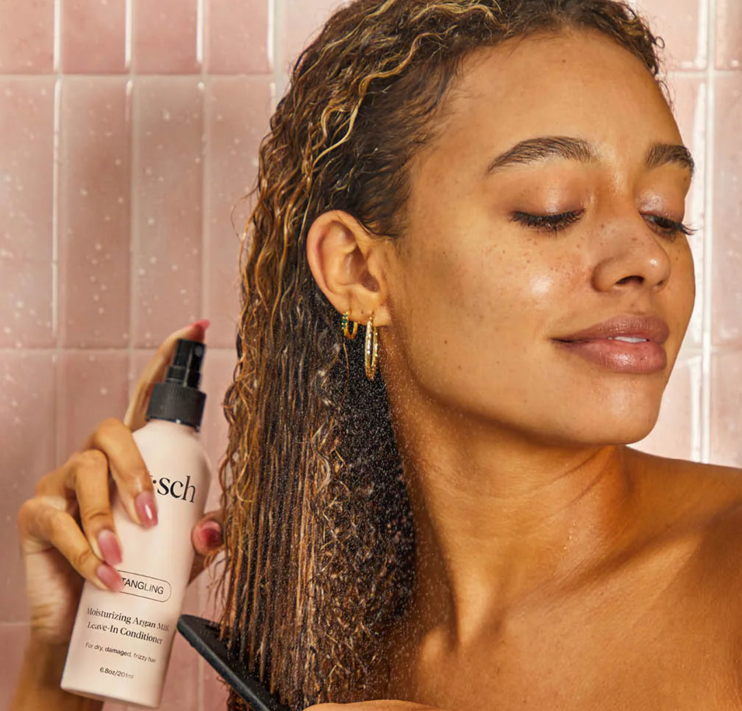 Kitsch Moisturizing Argan Milk Leave-In Conditioner - Hair Treatment - Big Sun Vernon  | Okanagan Beachwear