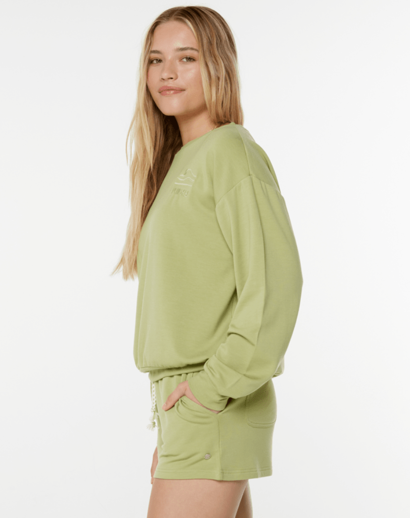 Roxy Surfing By Moonlight Crew - Womens Pullover - Big Sun Vernon  | Okanagan Beachwear