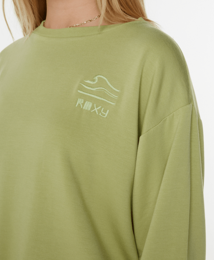 Roxy Surfing By Moonlight Crew - Womens Pullover - Big Sun Vernon  | Okanagan Beachwear