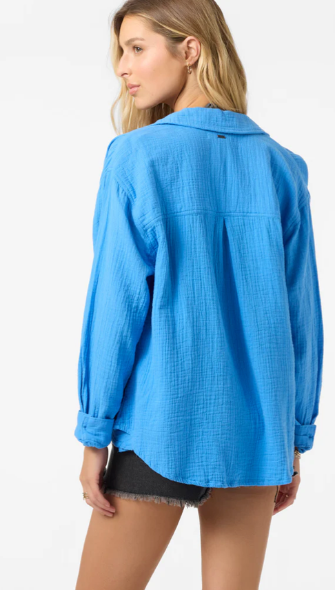 O'Neill Leni Woven Shirt - Womens Blouse - Big Sun Vernon  | Okanagan Beachwear