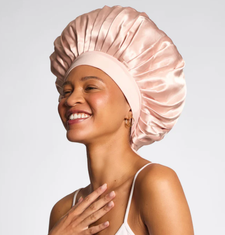 Kitsch Oversized Satin Bonnet - Accessories - Big Sun Vernon  | Okanagan Beachwear