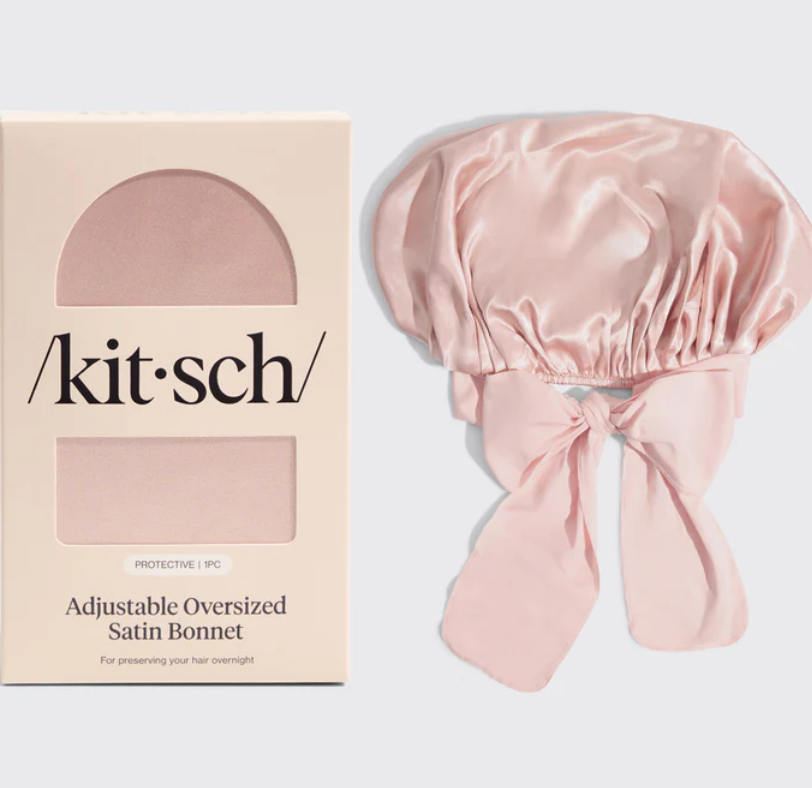 Kitsch Oversized Satin Bonnet - Accessories - Big Sun Vernon  | Okanagan Beachwear