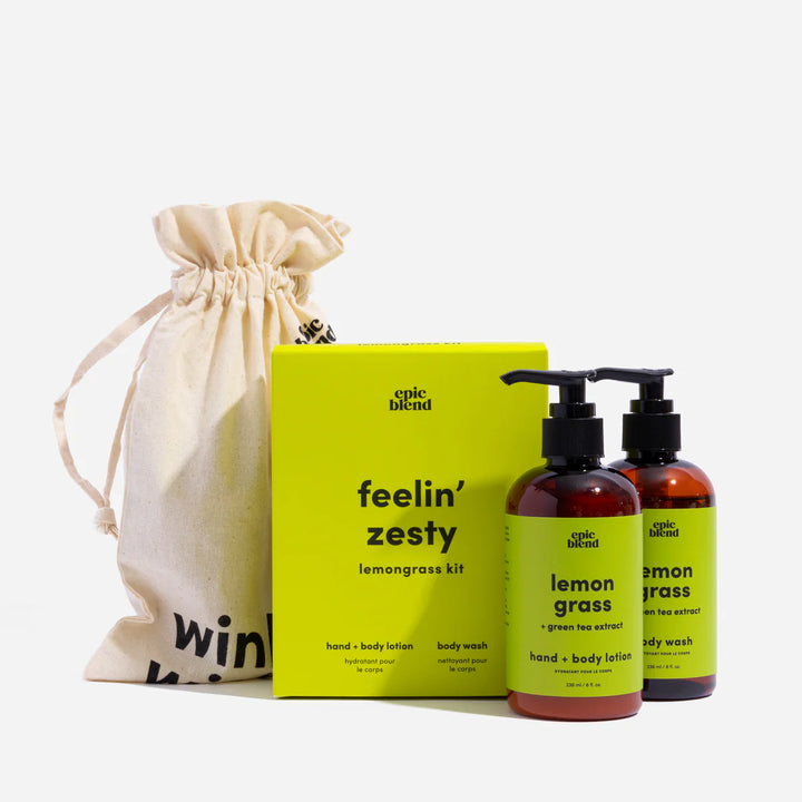 Epic Blend Feelin'Zesty - Lemongrass Kit - Body Lotions - Big Sun Vernon  | Okanagan Beachwear
