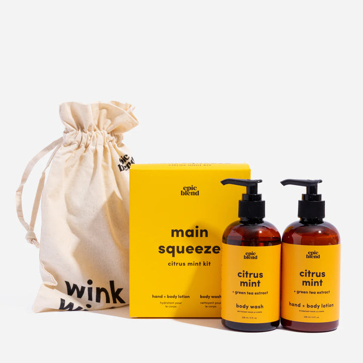 Main Squeeze - Citrus Mint Kit - Body Lotions - Big Sun Vernon  | Okanagan Beachwear