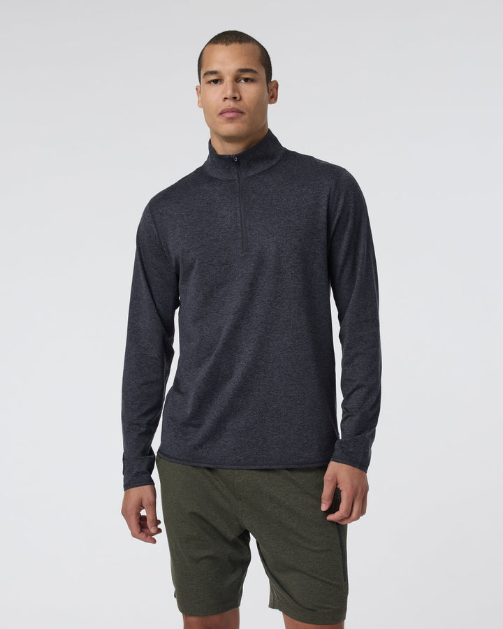 Vuori Ponto 1/2 Zip Mock Neck L/S