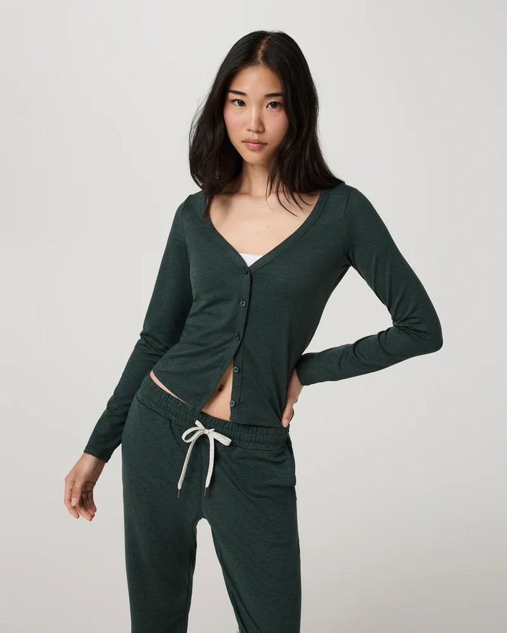 Vuori Long Sleeve Halo V-Neck Cardigan