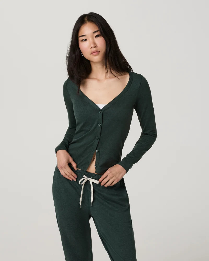 Vuori Long Sleeve Halo V-Neck Cardigan
