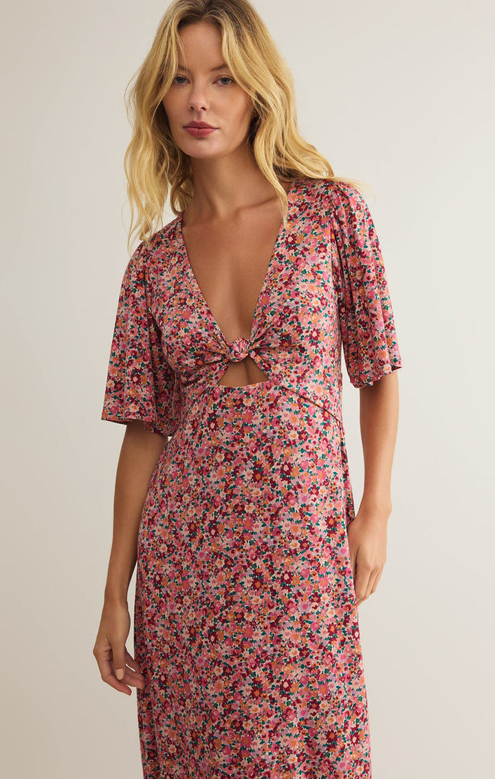 Z Supply Mavis Dulce Floral Midi Dress - Womens Casual Dresses - Big Sun Vernon  | Okanagan Beachwear