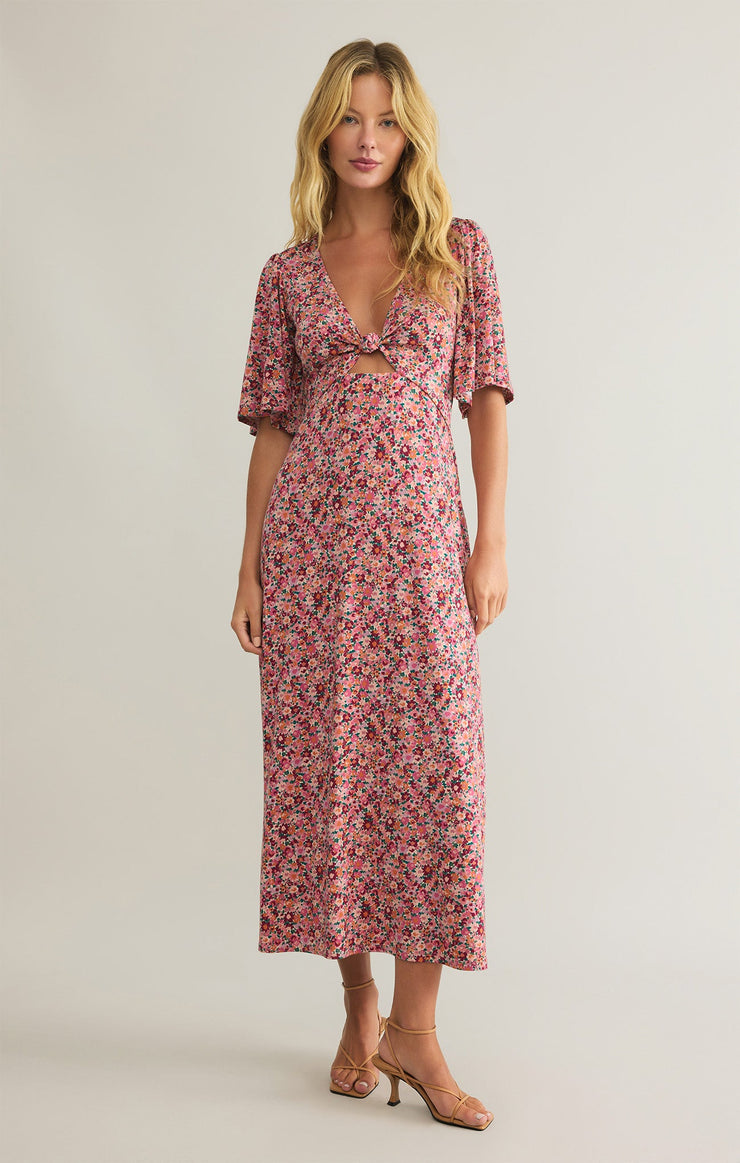 Z Supply Mavis Dulce Floral Midi Dress - Womens Casual Dresses - Big Sun Vernon  | Okanagan Beachwear