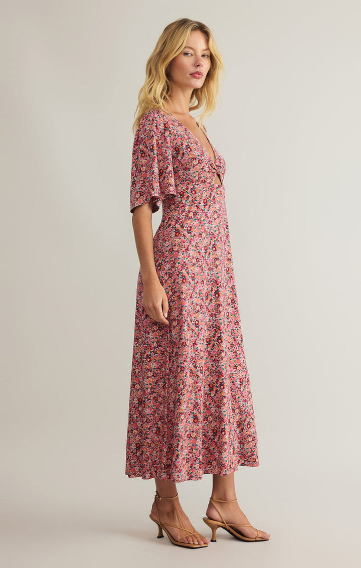 Z Supply Mavis Dulce Floral Midi Dress - Womens Casual Dresses - Big Sun Vernon  | Okanagan Beachwear