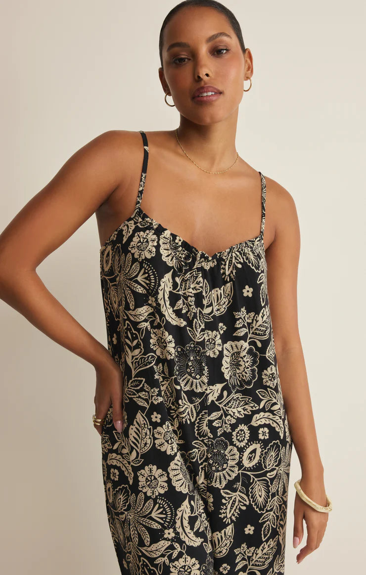 Z Supply Day Off Luz Floral Jumpsuit
