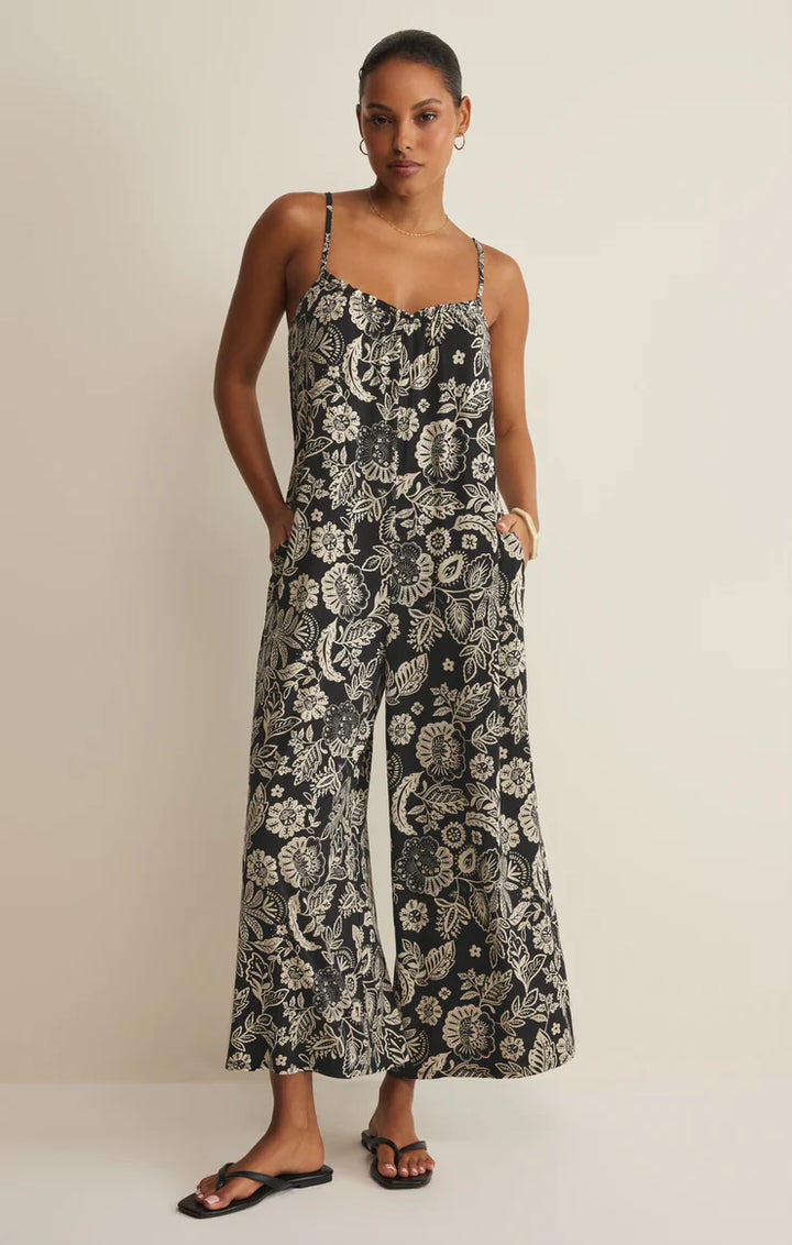 Z Supply Day Off Luz Floral Jumpsuit