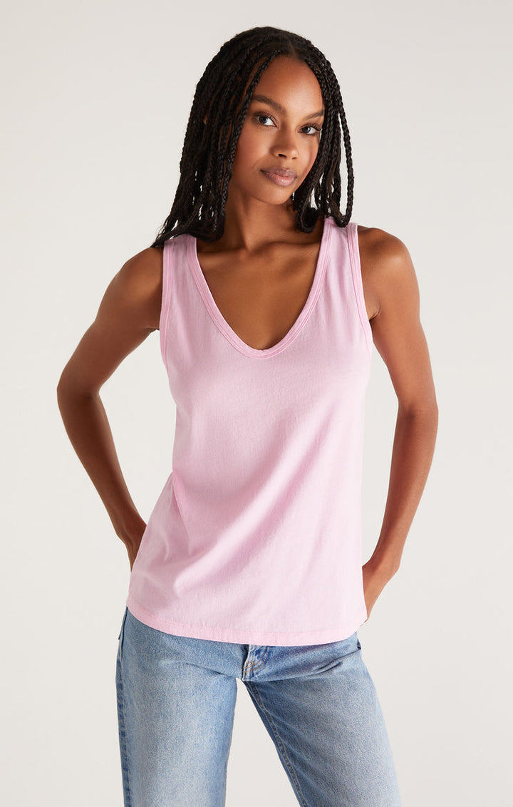Z Supply Pia Soft V-Neck Tank - Womens Tank - Big Sun Vernon  | Okanagan Beachwear