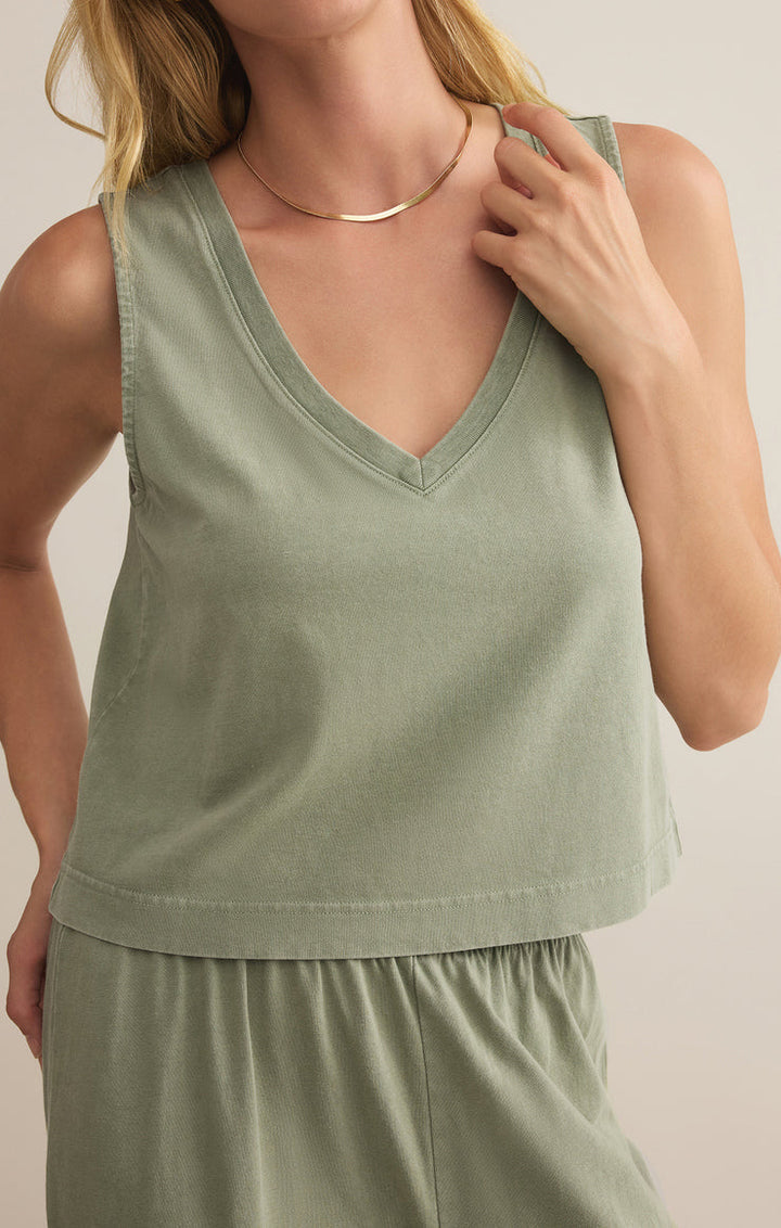 Z Supply Sloane V-Neck Top - Womens Tank - Big Sun Vernon  | Okanagan Beachwear