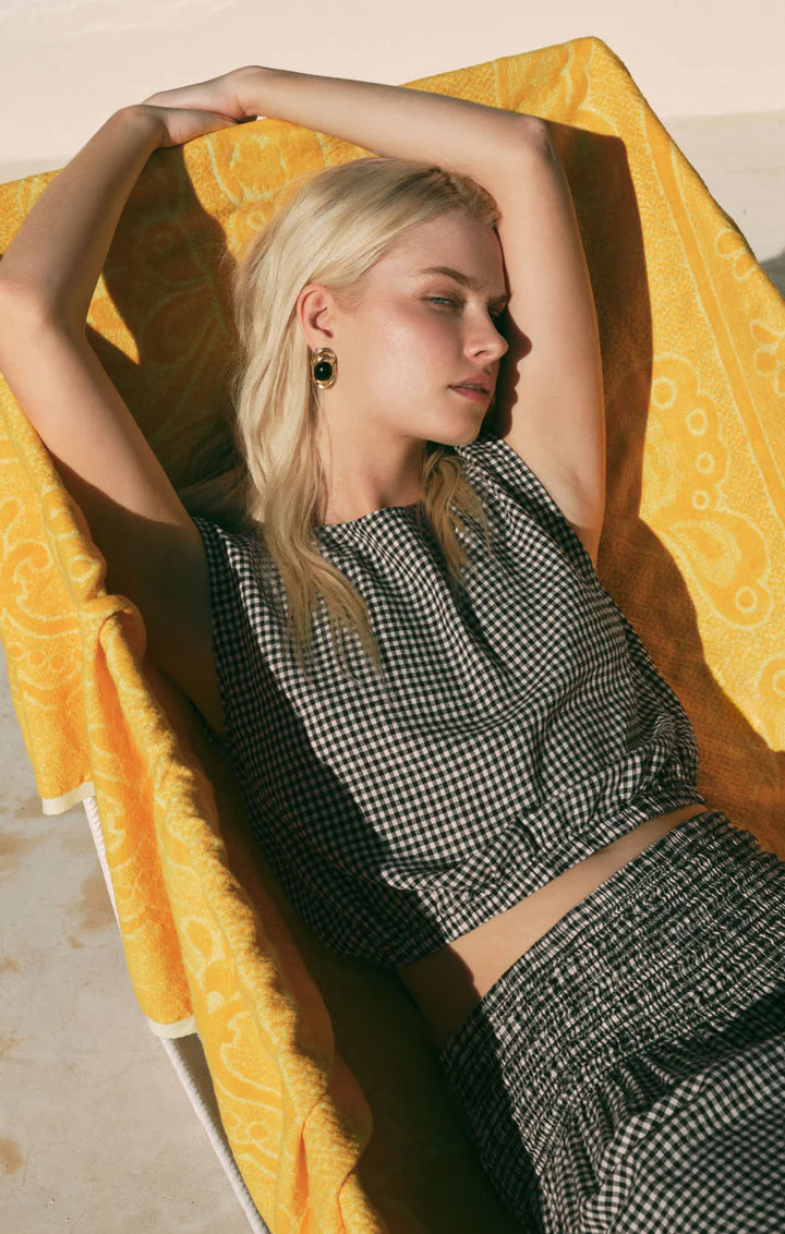 Z-Supply Merit Gingham Linen Top