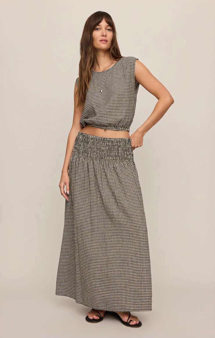 Z-Supply Merit Gingham Linen Top