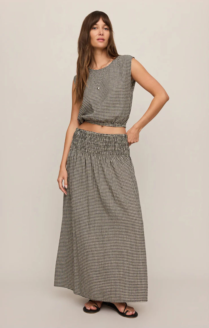Z-Supply Merit Gingham Linen Top