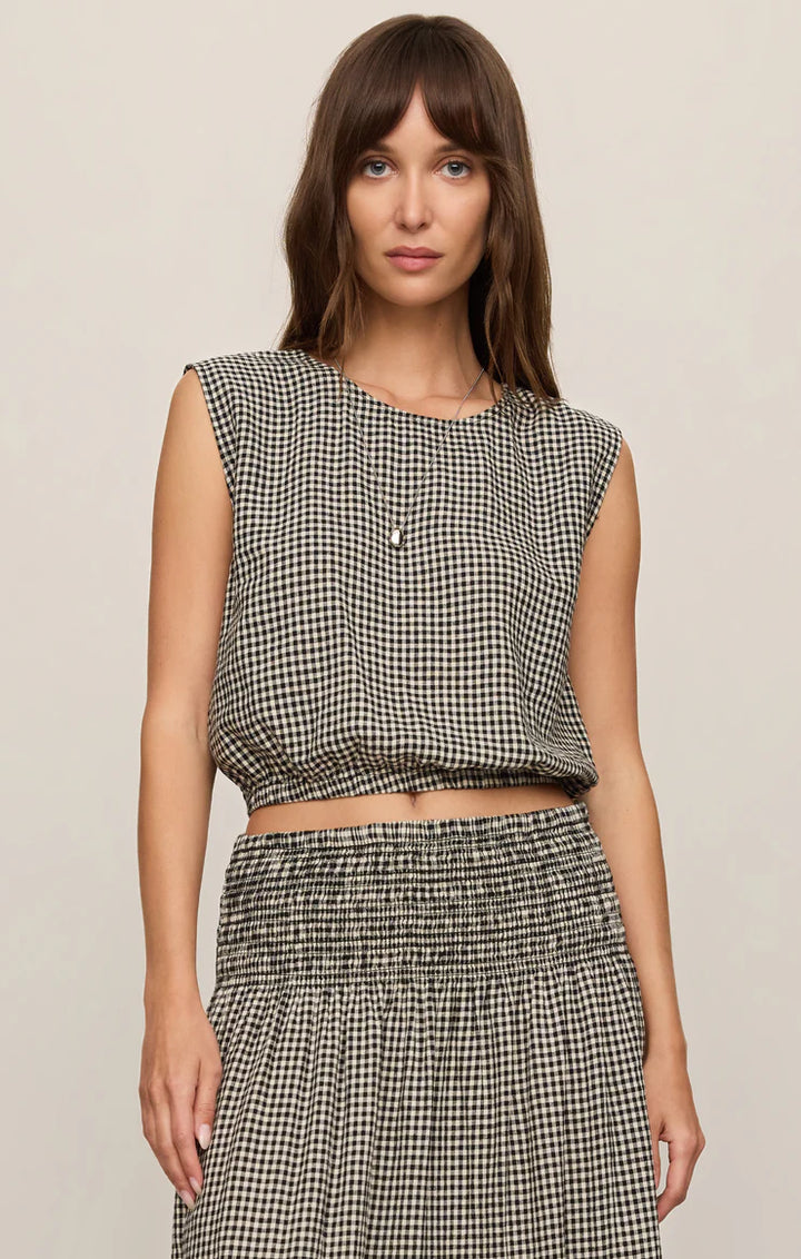 Z-Supply Merit Gingham Linen Top