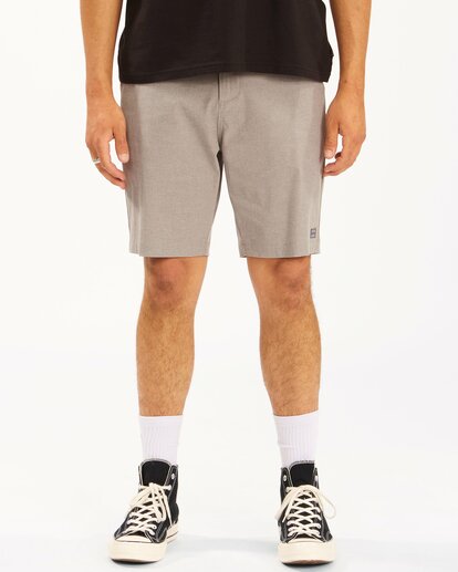 Billabong Crossfire Mid Submersible Shorts 19" - Mens Hybrid Boardshorts - Big Sun Vernon  | Okanagan Beachwear
