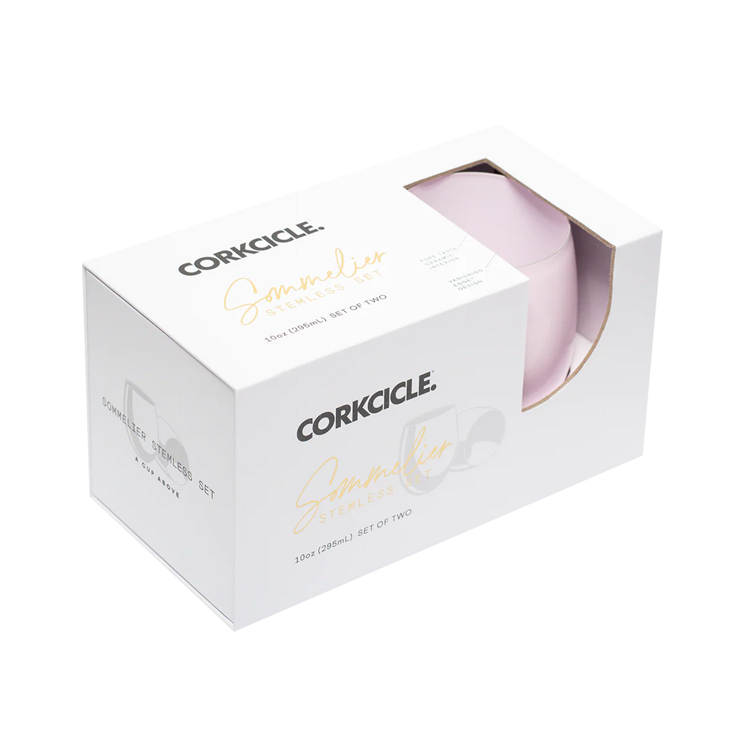 Corkcicle Sommelier Stemless Double Pack