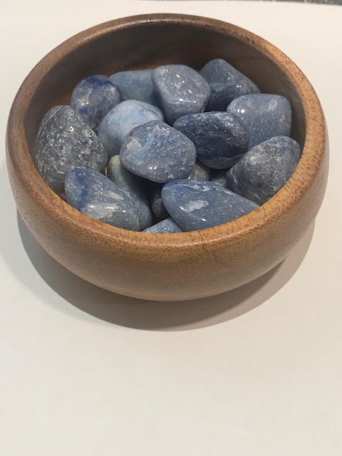 Blue Quartz Tumbled Stones