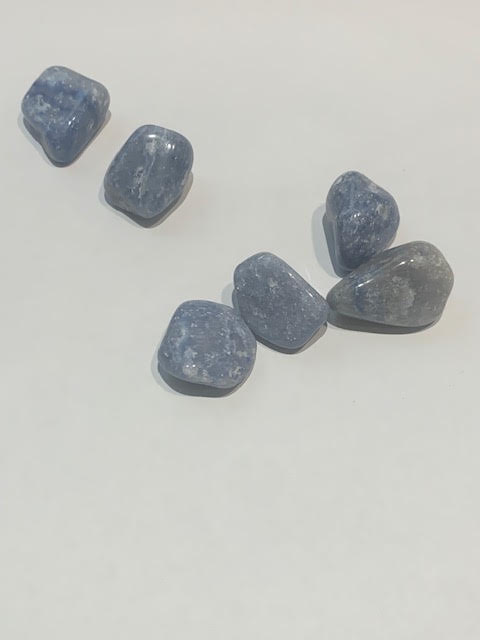 Blue Quartz Tumbled Stones