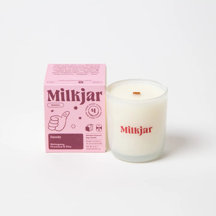Milk Jar Candle Co 8oz Coconut Soy Candle