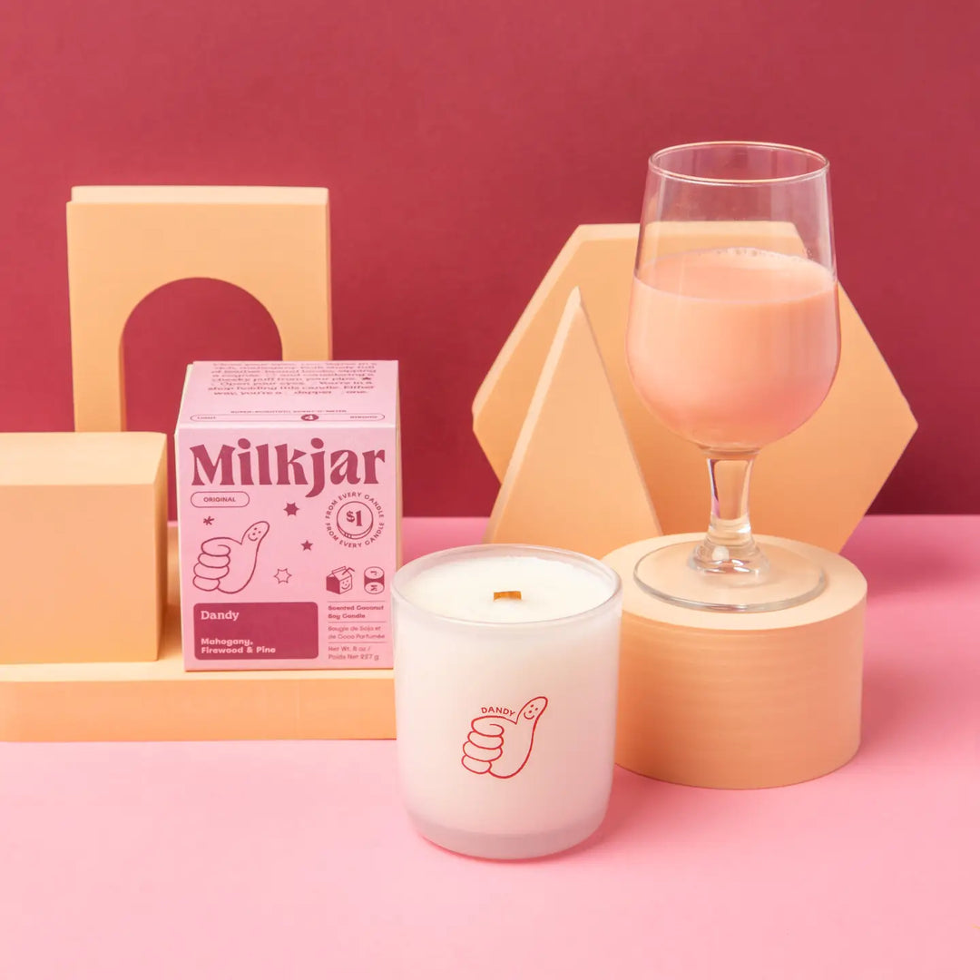 Milk Jar Candle Co 8oz Coconut Soy Candle