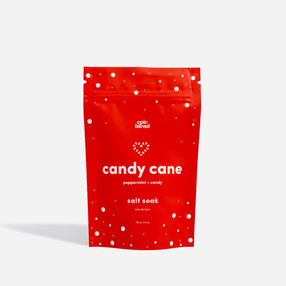 Epic Blend Salt Soak - Candy Cane - Bath Salts - Big Sun Vernon  | Okanagan Beachwear