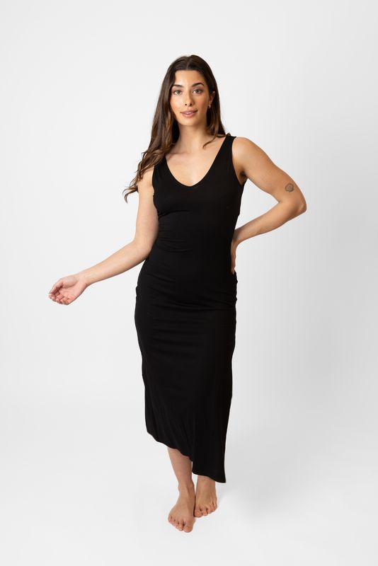 Koy Laguna Beach Twist Bk Dress - Womens Midi Dresses - Big Sun Vernon  | Okanagan Beachwear