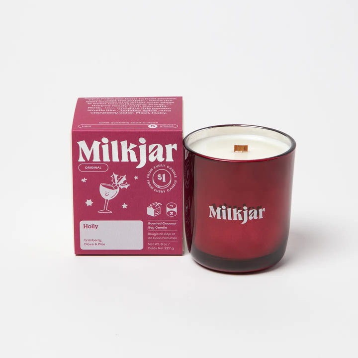 Milk Jar Candle Co 8oz Coconut Soy Candle