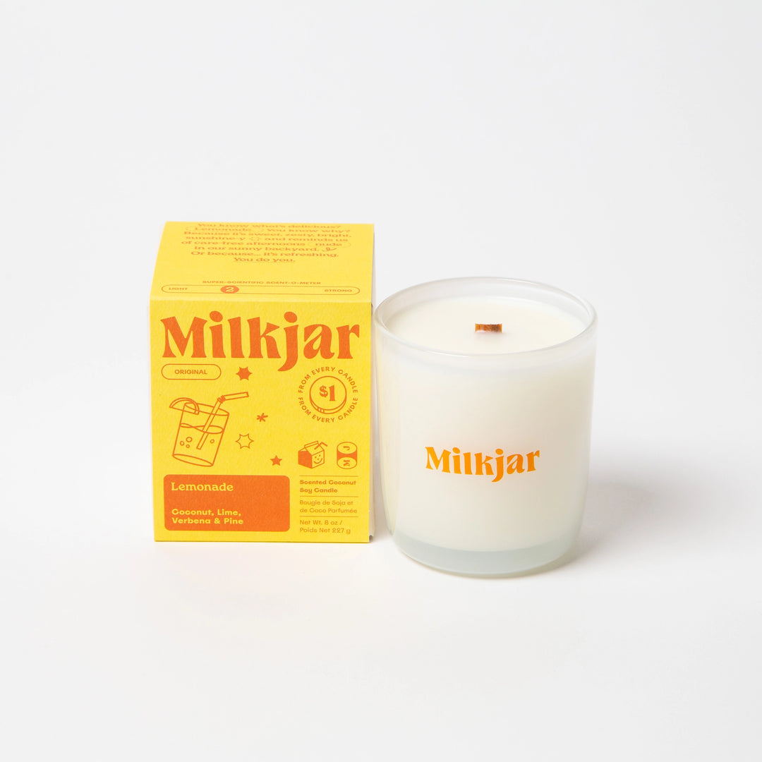 Milk Jar Candle Co 8oz Coconut Soy Candle