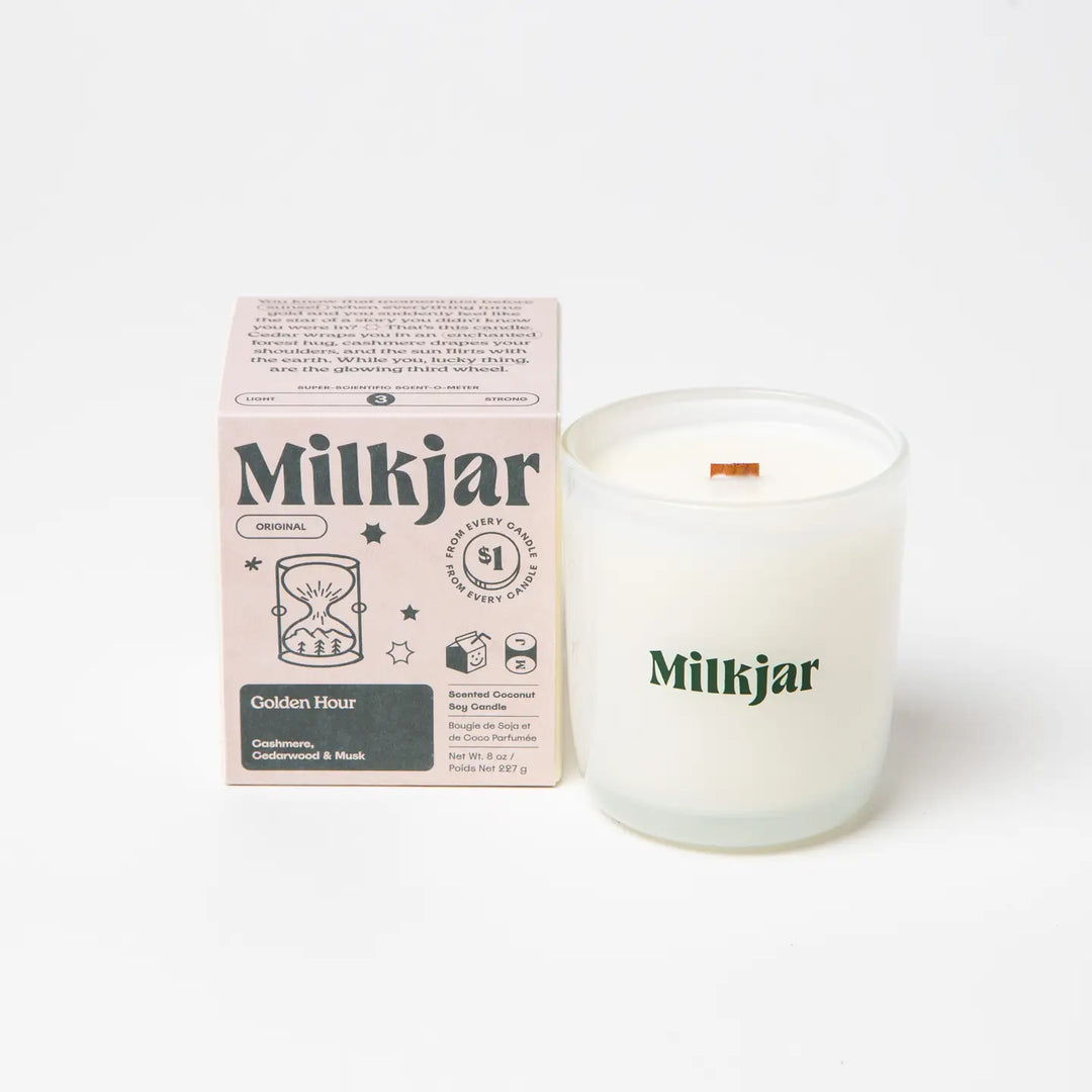 Milk Jar Candle Co 8oz Coconut Soy Candle