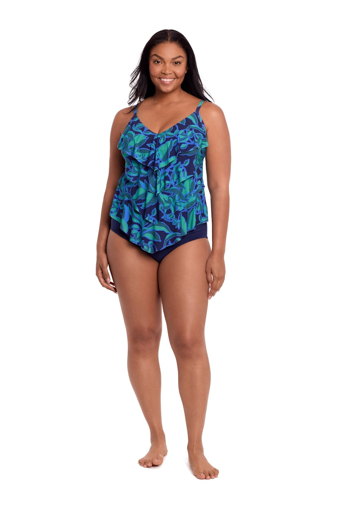 Trimshaper Lanao Vines Lena Tankini