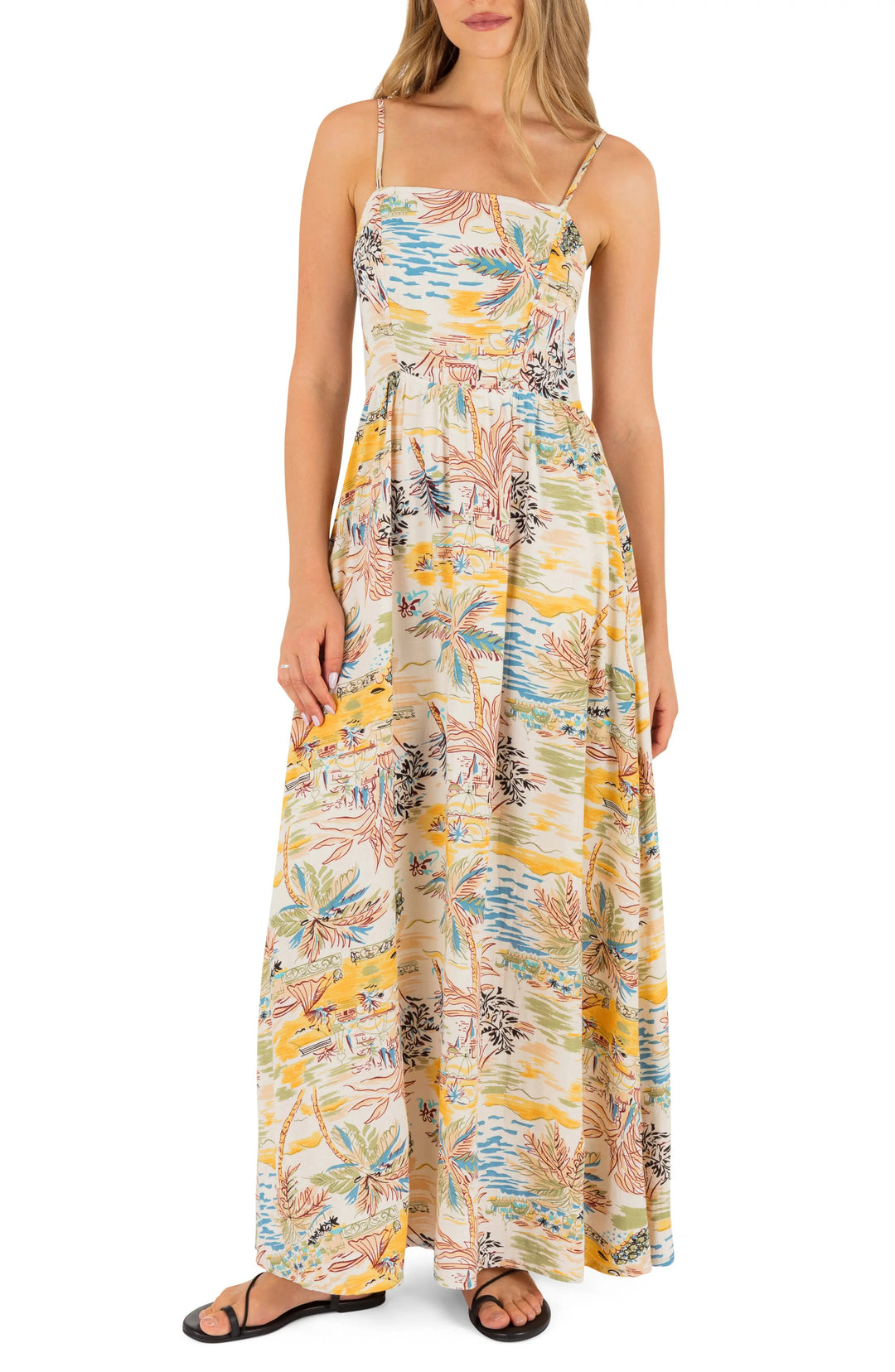 Hurley Safari Scenic Maxi Dress