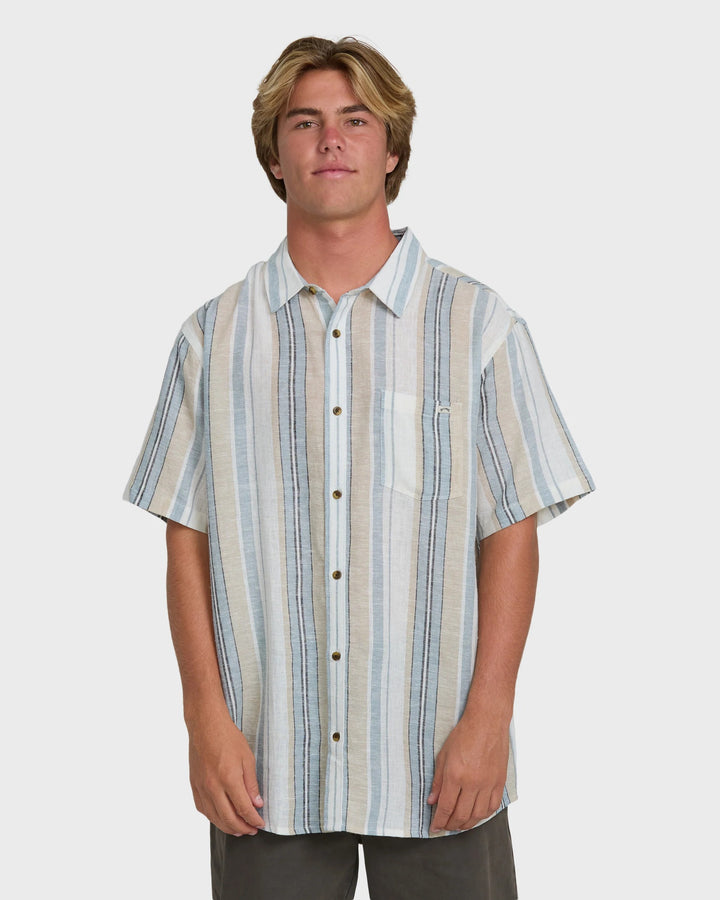 Billabong All Day Stripe Short Sleeve