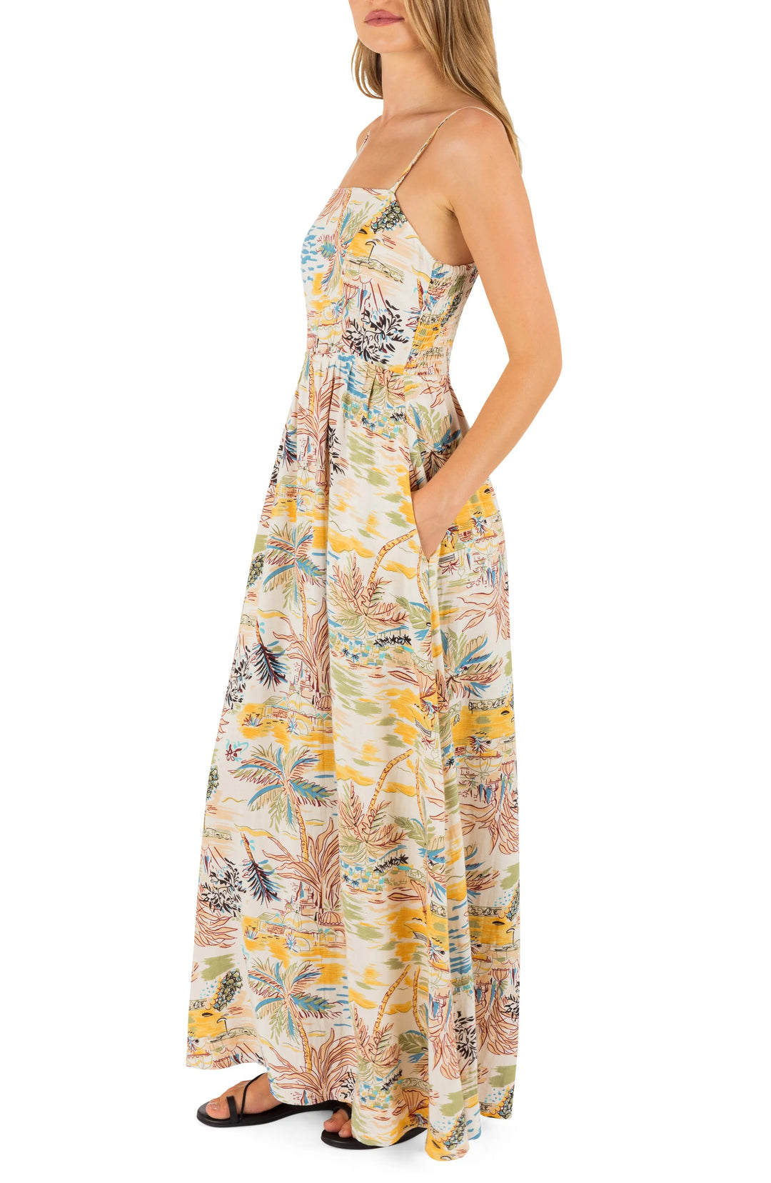 Hurley Safari Scenic Maxi Dress
