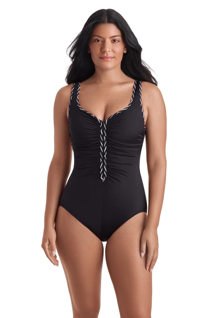 Penbrooke ShapeSolver Shirred Zipper Tank